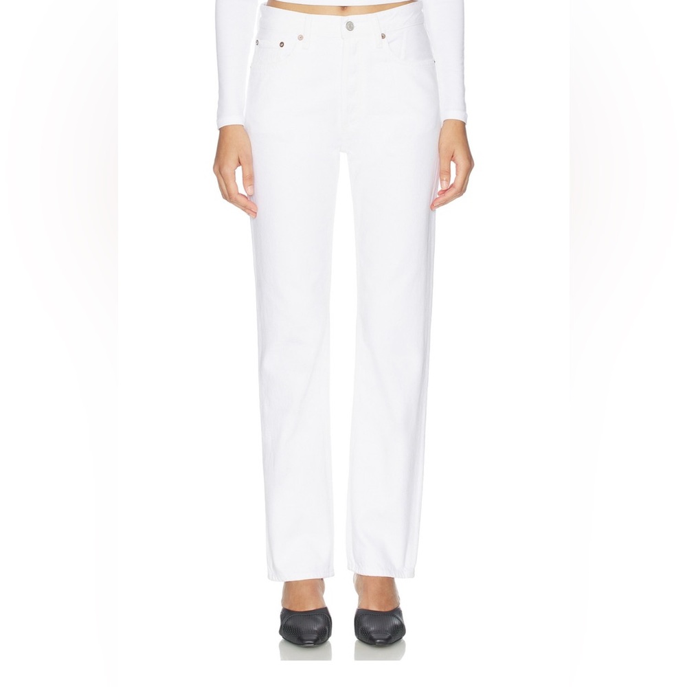AGOLDE white straight leg jeans Size 27